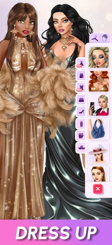 Lady Popular: Dress Up Game iPhone screenshot