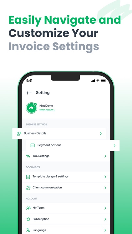 Mint Invoices: Easy Invoice screenshot-6
