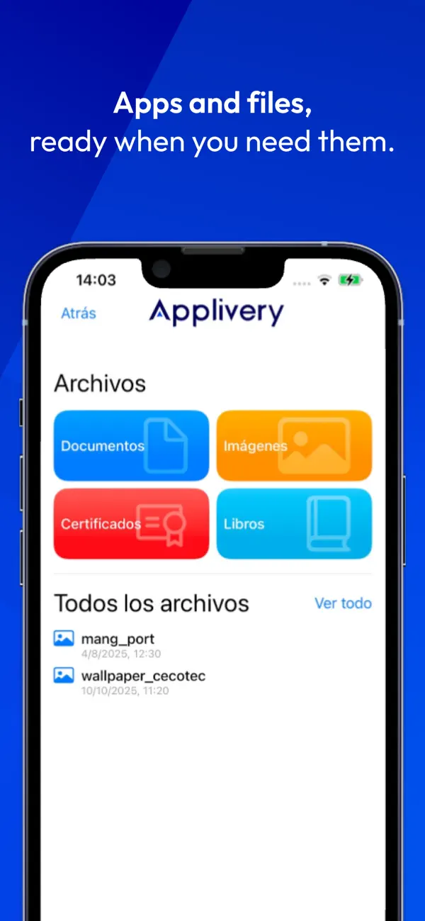 Screenshot #3 pour Applivery Self Service