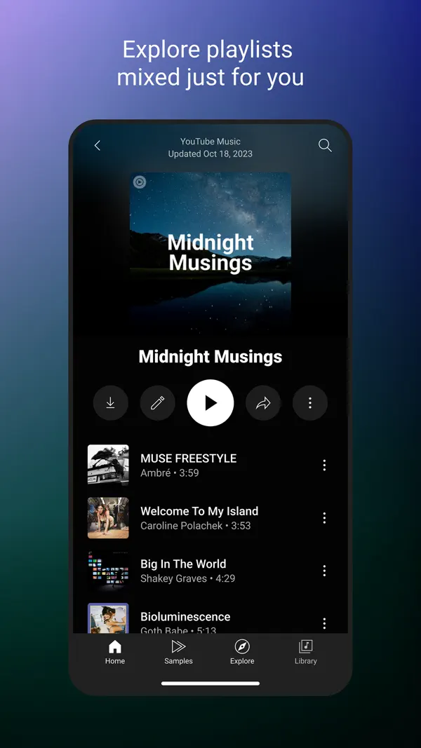 YouTube Music iPhone App Screenshot 4 – Musik
