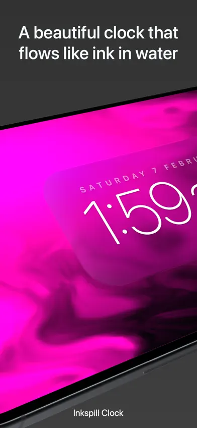 Inkspill Clock screenshot 1