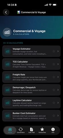 Maritime Master - CalcDeck iPhone screenshot