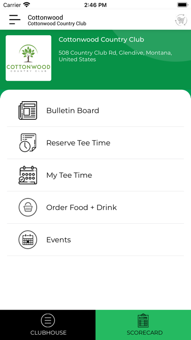 Cottonwood Country Club Screenshot