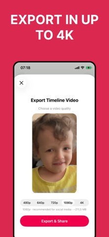 Timory: Memory Video Maker Screenshot 7 of 7