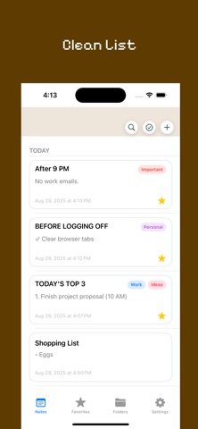MindTidy Notes screenshot