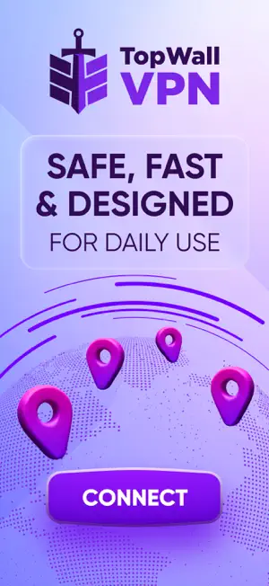 TopWall VPN - Fast & Safe screenshot 1