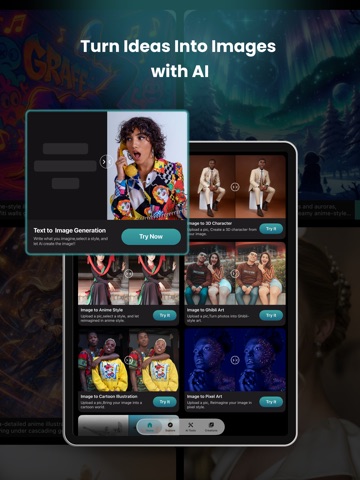 Gen AI: Image Generator iPad screenshot
