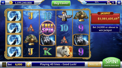 Screenshot #2 pour Wolf Bonus Casino -Vegas Slots