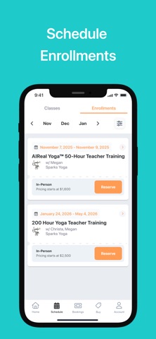 Sparks Yoga iPhone screenshot