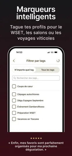 Capture d'écran de Profils De Vins & Cépages sur iPhone 5