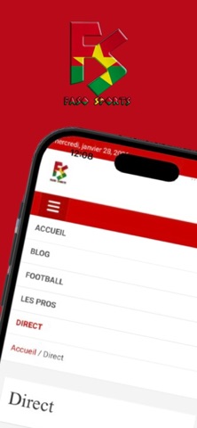 FasoSports screenshot