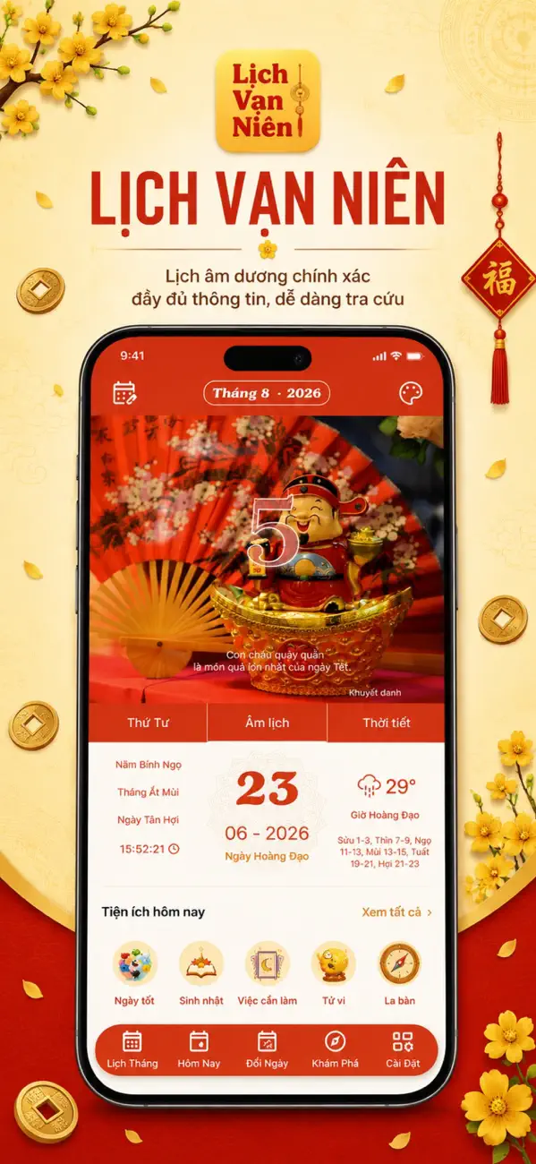 Screenshot #1 pour Lịch Vạn Niên - Lịch Âm