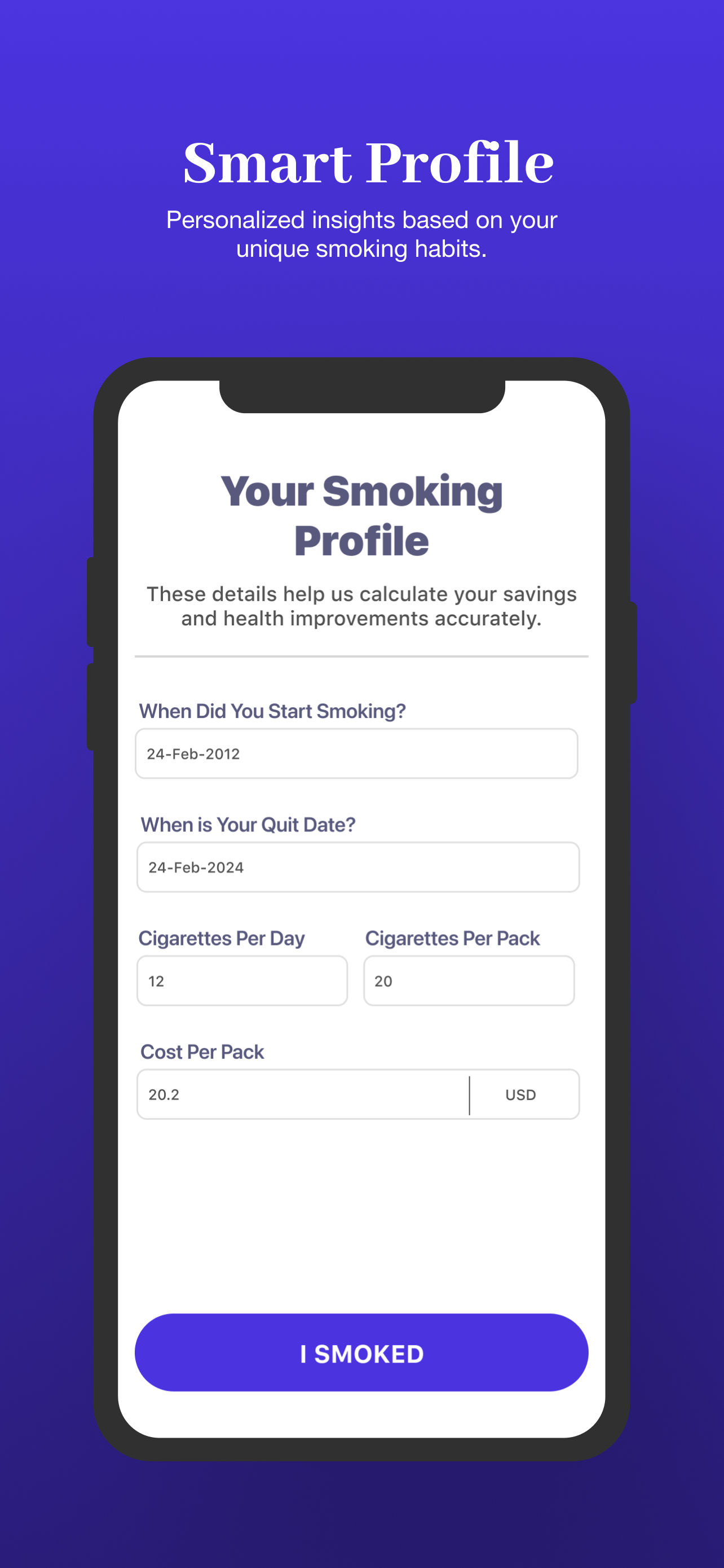 Smoke-Free AI: Health Tracker screenshot 4