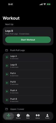 RepForm: Gym Workout Tracker Screenshot 1 of 7
