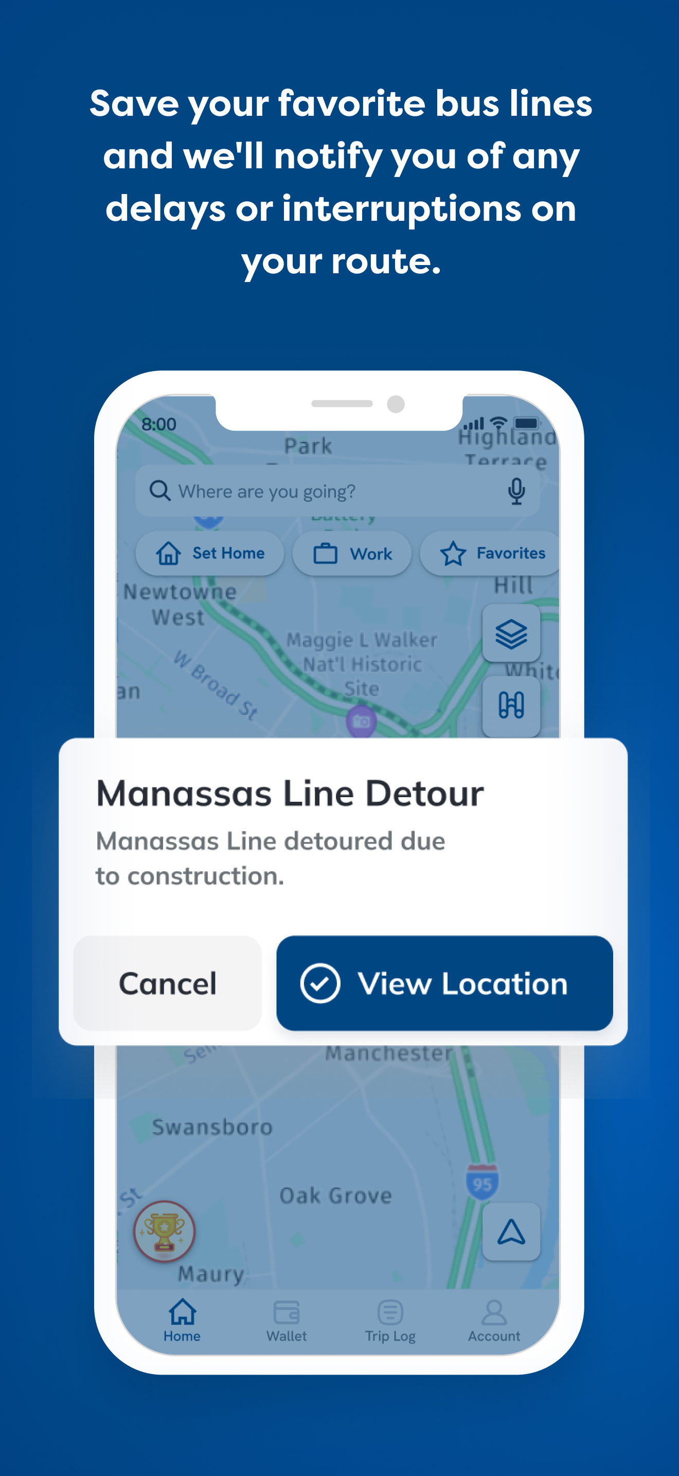 GoMyWayVA® - NoVA Commuter App screenshot 6