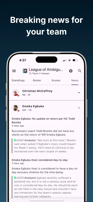 Fleaflicker Fantasy Leagues screenshot 4