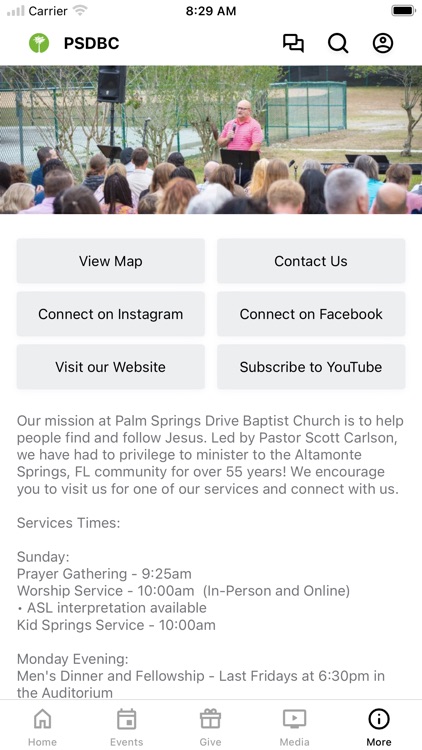 Palm Springs Dr Baptist Church screenshot-3
