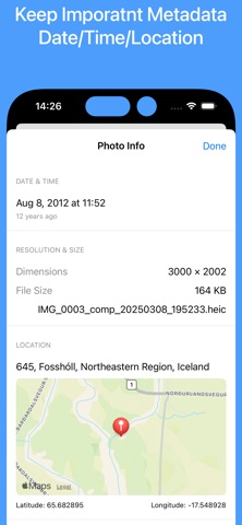 TinyPhoto - Reduce Photo Size screenshot