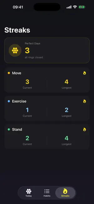 Halo Habit Rings: Goal Tracker screenshot 3