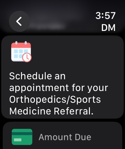 Apple Watch screenshot