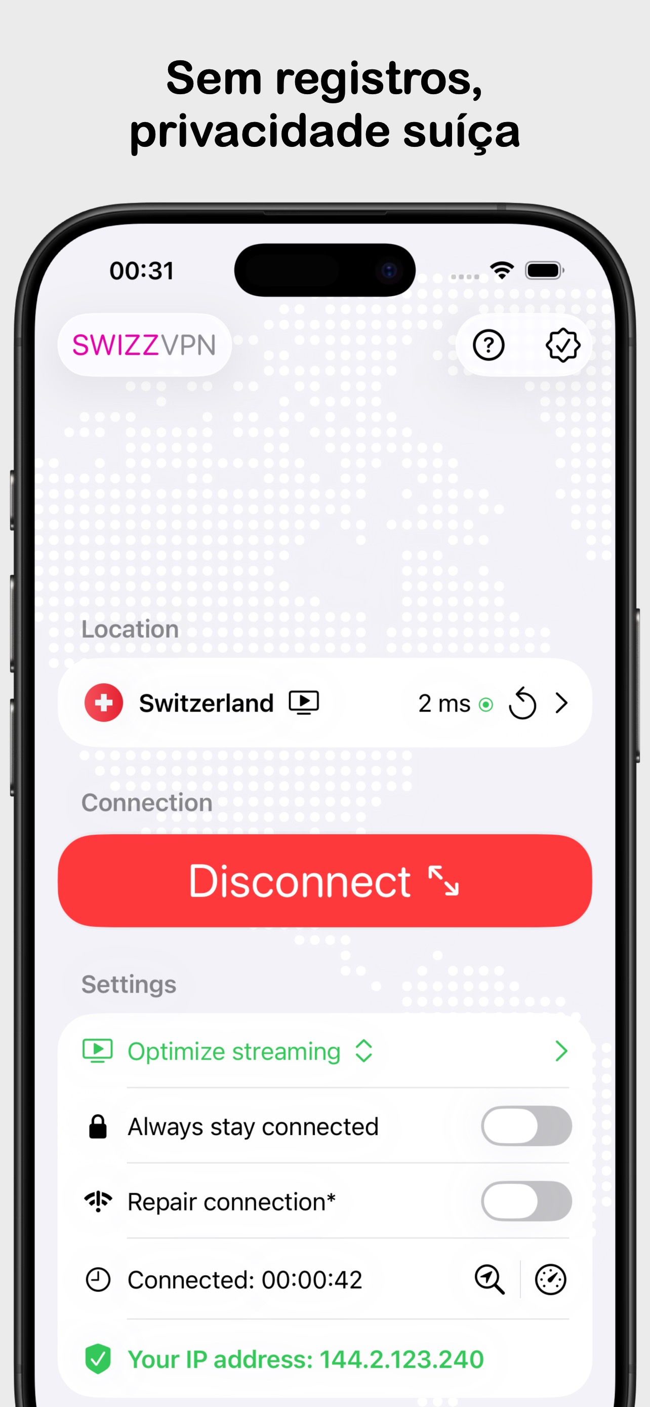 SwizzVPN: VPN da Suíça