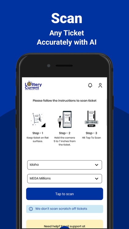 Idaho Lottery Ticket Scanner