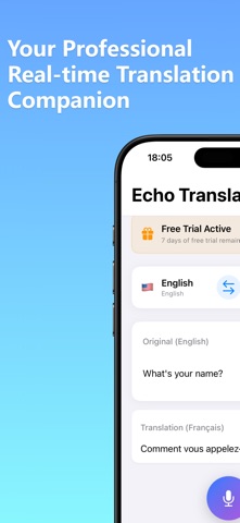 Real-Time Translator-Echo Screenshot 1 of 5