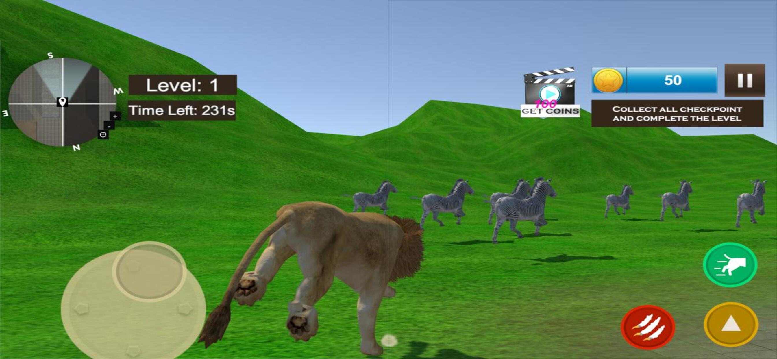 Lion Simulator Animal Hunting