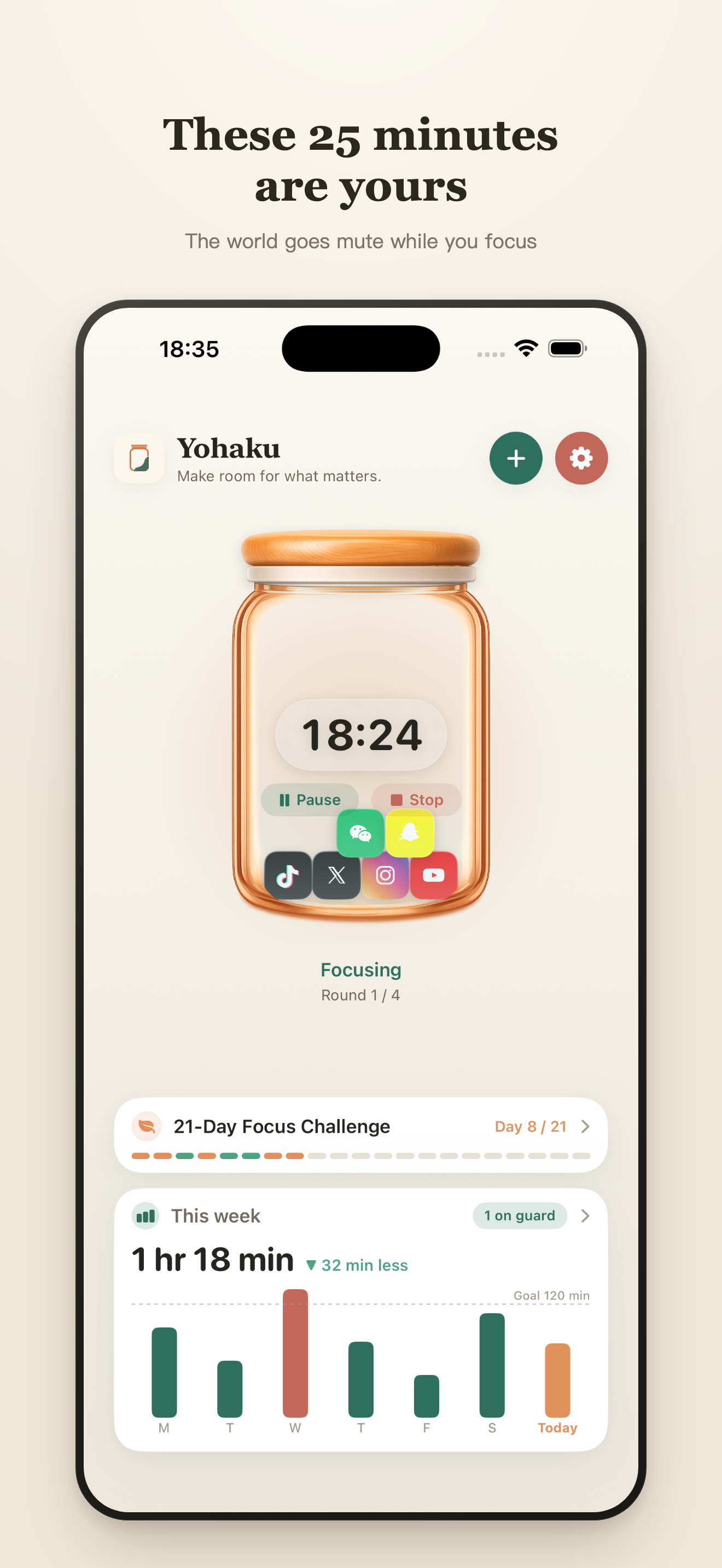 Yohaku: Stop Doomscrolling Now screenshot 4