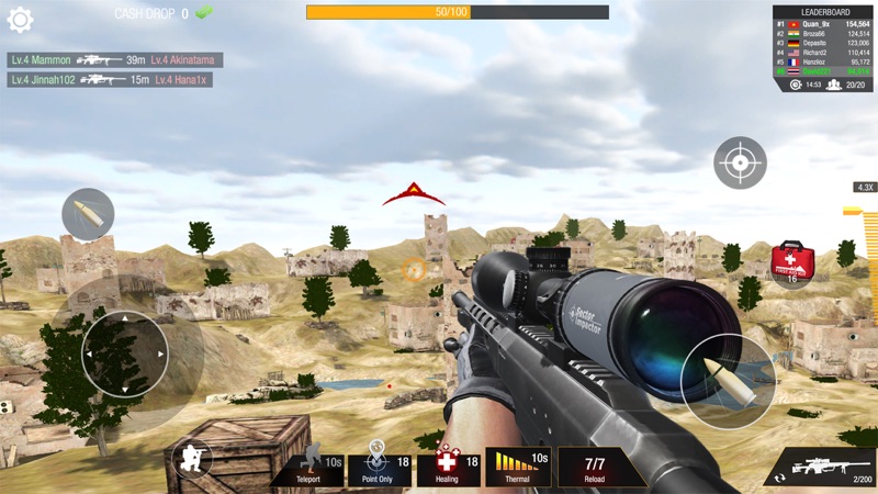 Sniper Warrior: PvP en línea screenshot 6