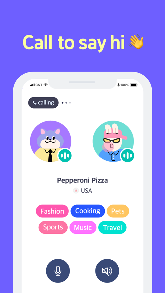#3. Connecting - Call and say hi (iOS) Podle: YP Labs Co., Ltd