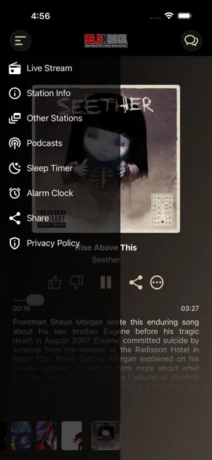 WNGE 99.5 KRock screenshot 2