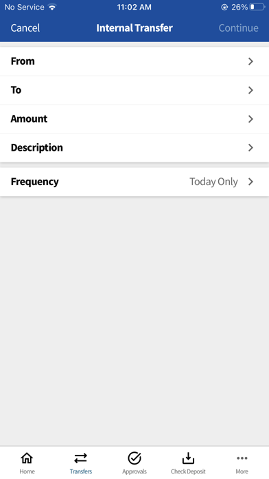Universal Bank Business Screenshot