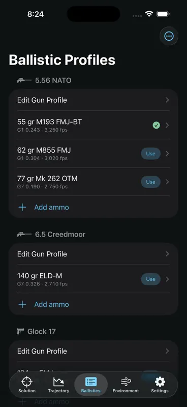 AimCalc - Ballistic Calculator screenshot 2 of 8