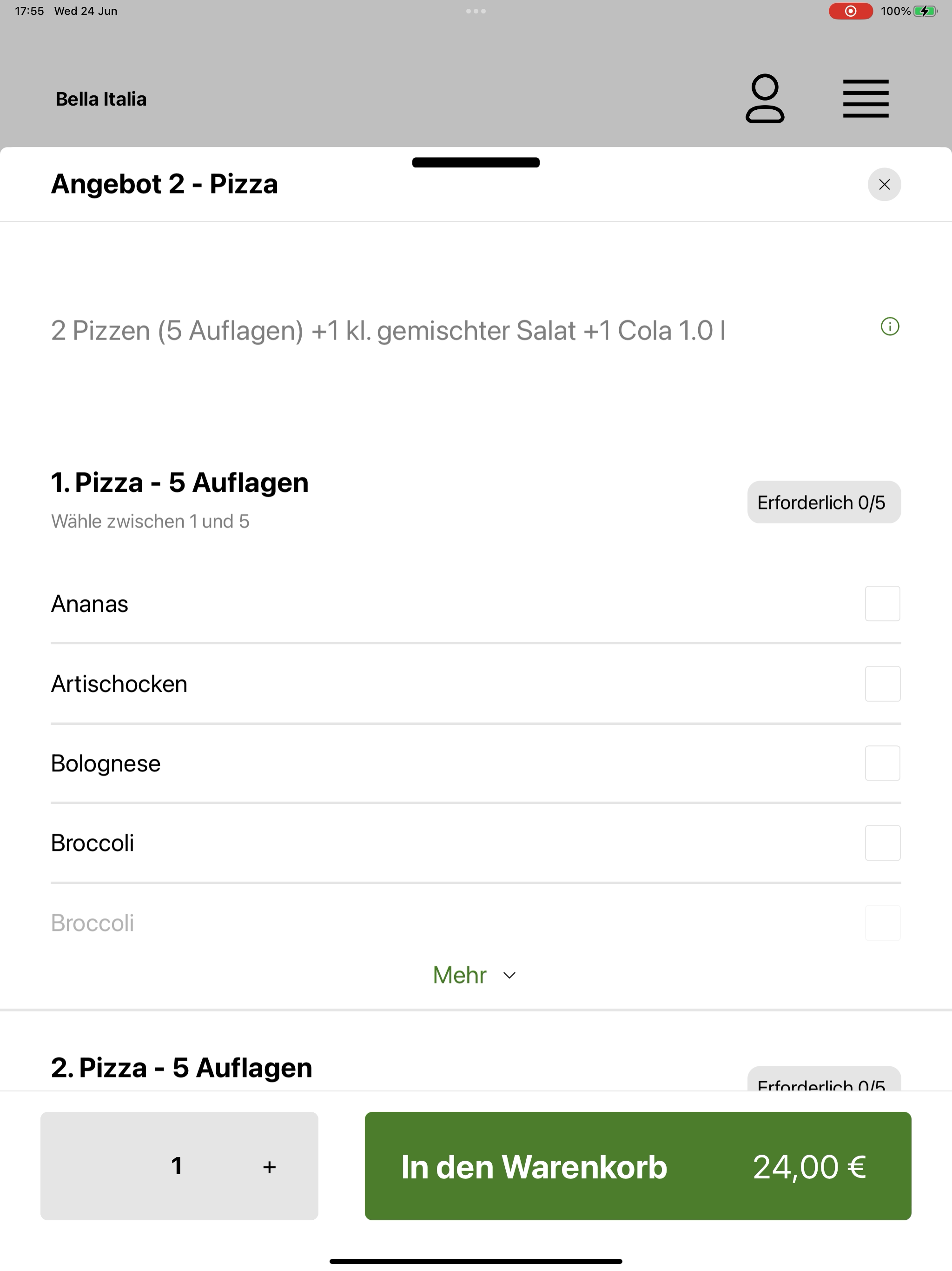 Pizzeria Bella Italia