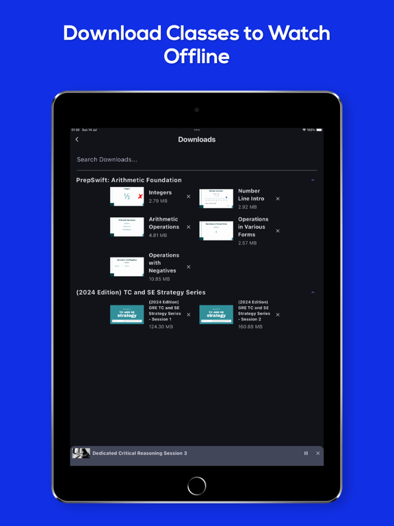 GregMat - GRE and TOEFL Prep iPad screenshot 4 - Education app
