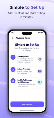 TypeMat: AI Writing Keyboard Screenshot 9 of 10