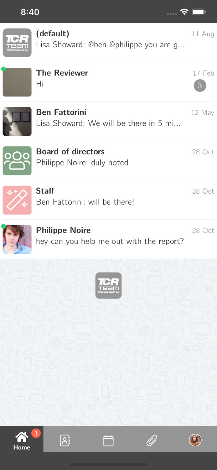 TCR Series Official Messaging