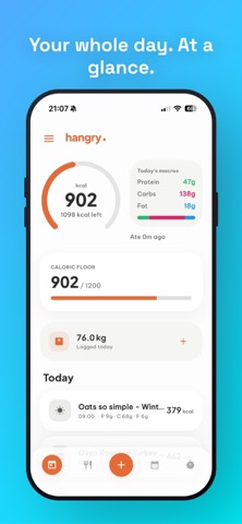 hangry. calories & fasting Screenshot 2 of 6