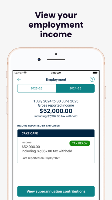 Australian Taxation Office Screenshot