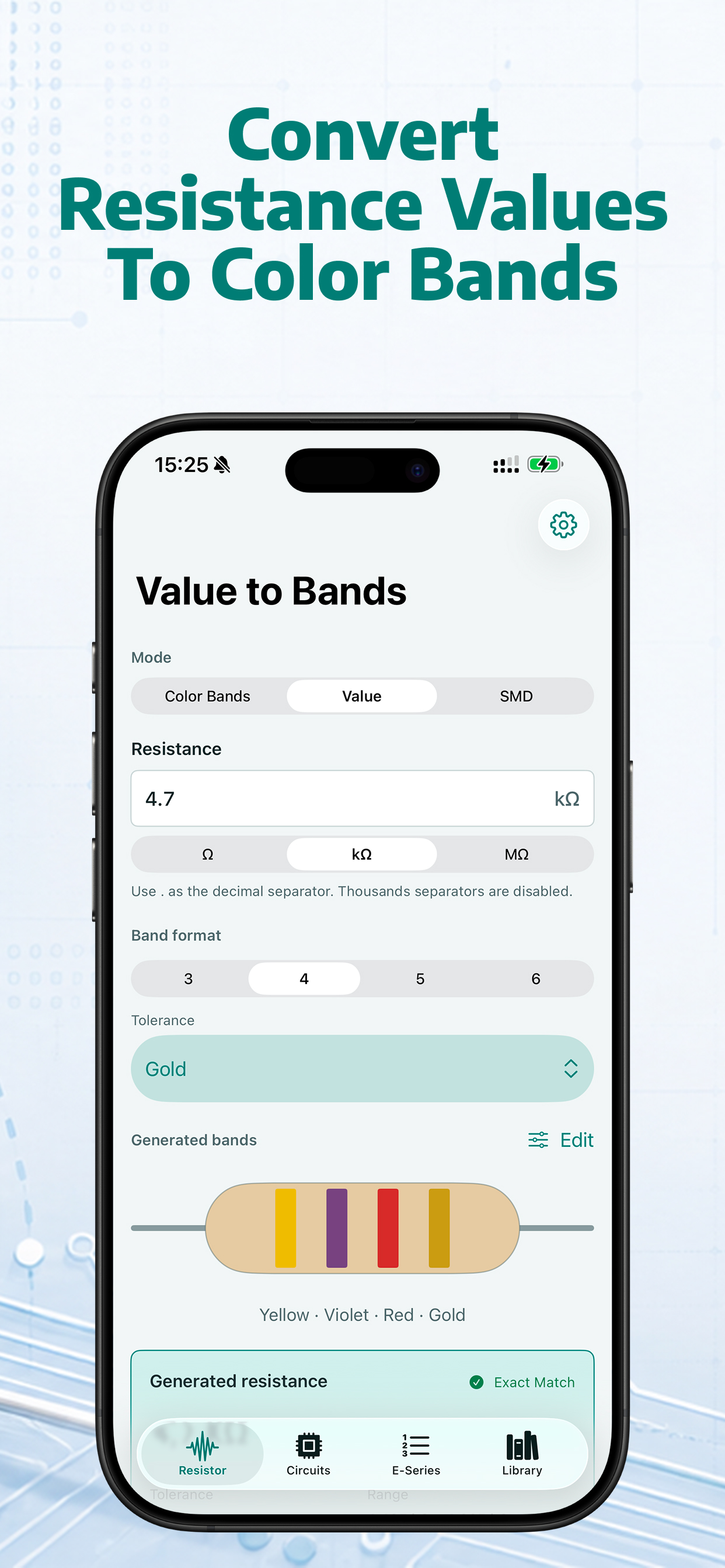 Resistor Code Calculator Pro screenshot 2