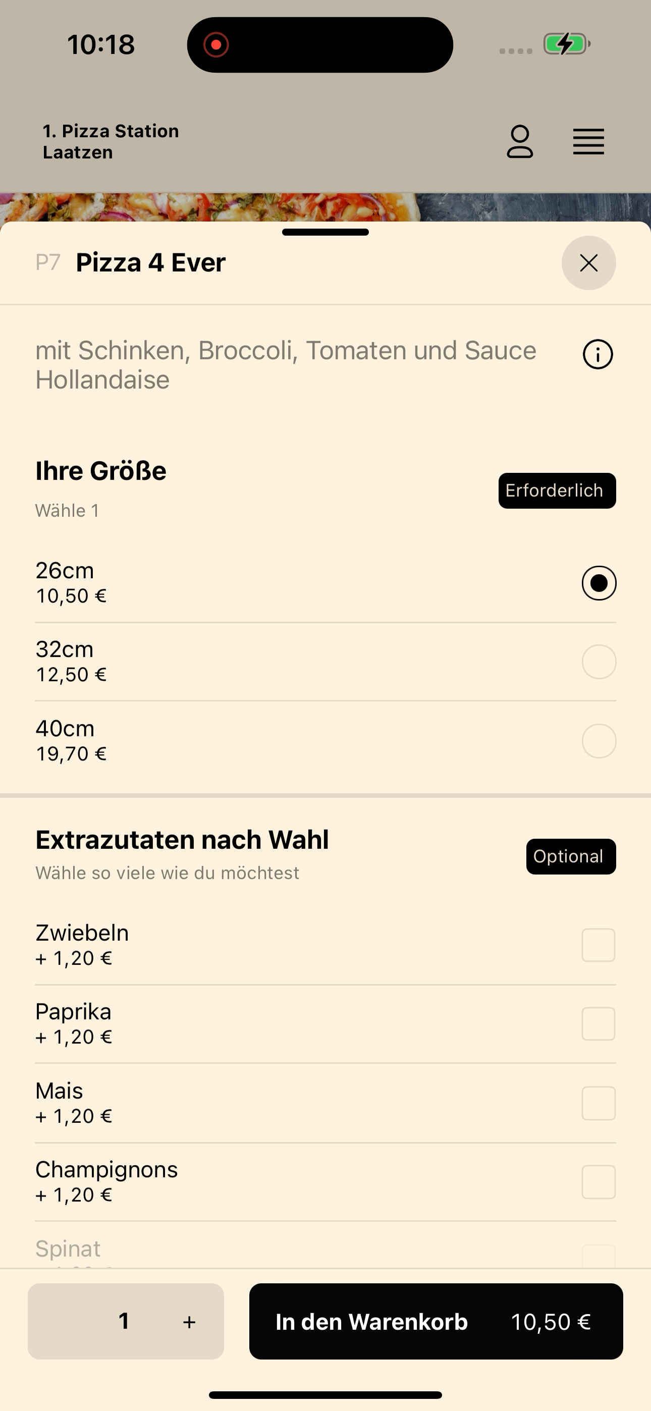 1. Pizza Station Laatzen screenshot 7
