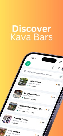 HappyKava - The Kava Bar App screenshot