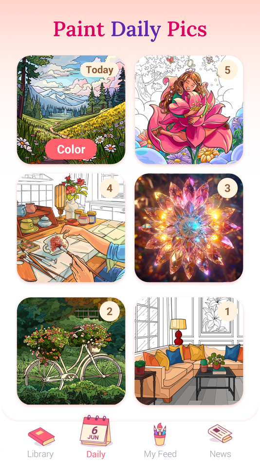 #9. Happy Color by Numbers Game (iOS) Bởi: X-Flow