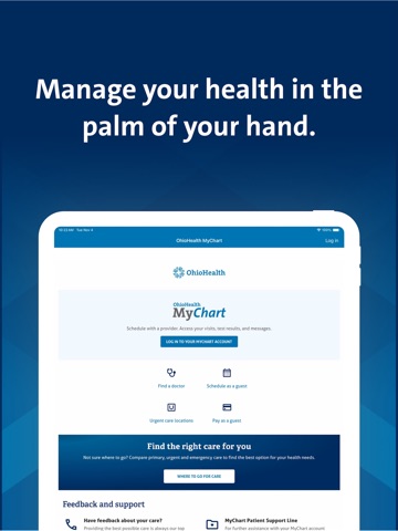 OhioHealth ipad screenshot 3