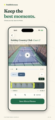 PaddleScreens screenshot