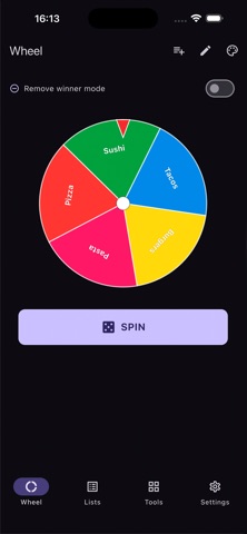 Decidefly: 决策转盘 screenshot