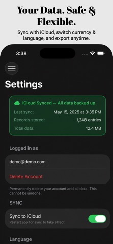 Simple Sales Recorder screenshot