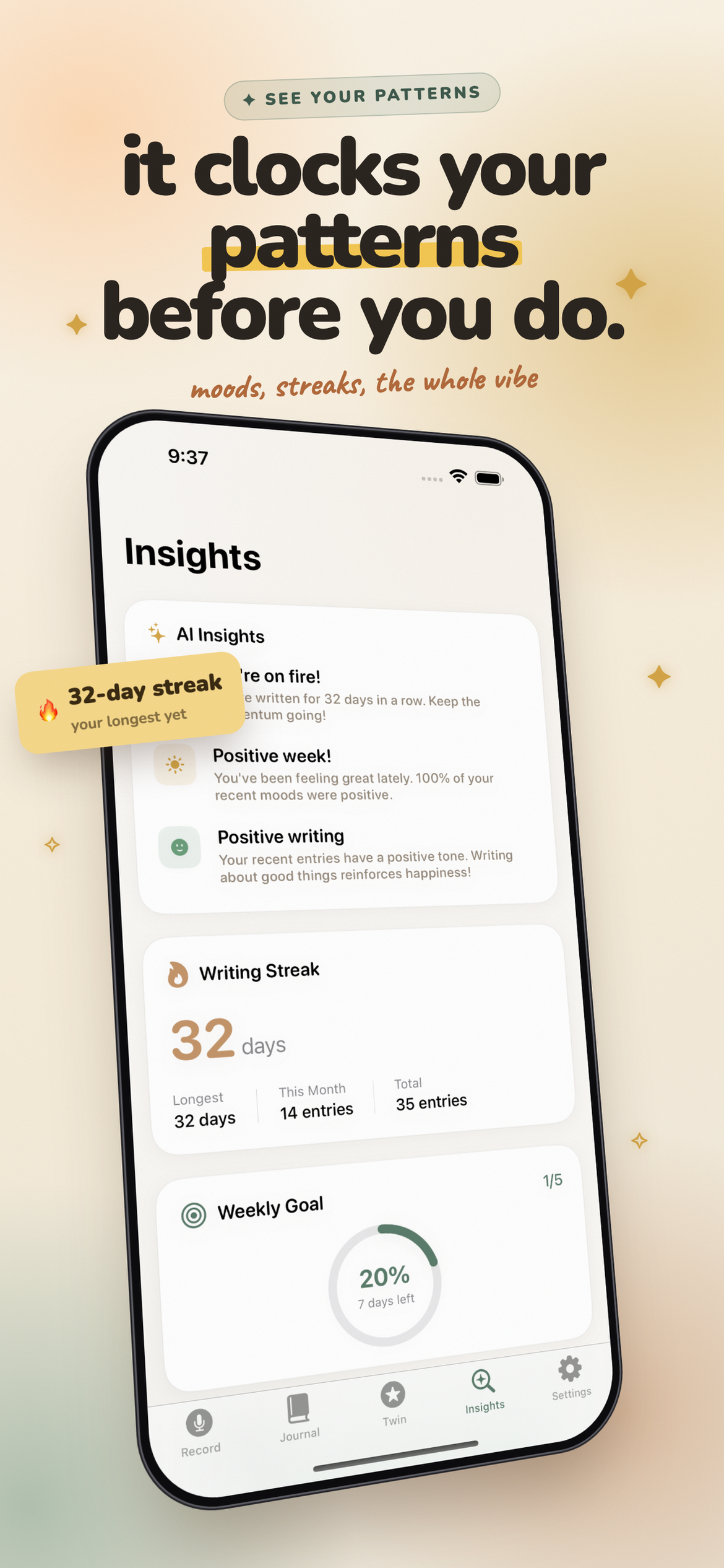 DailyVox: Voice Journal Diary screenshot 3