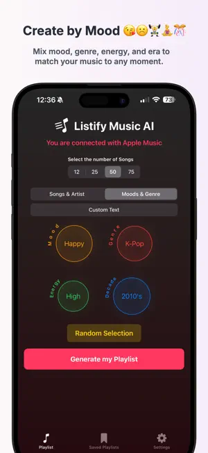 Listify Music AI screenshot 1